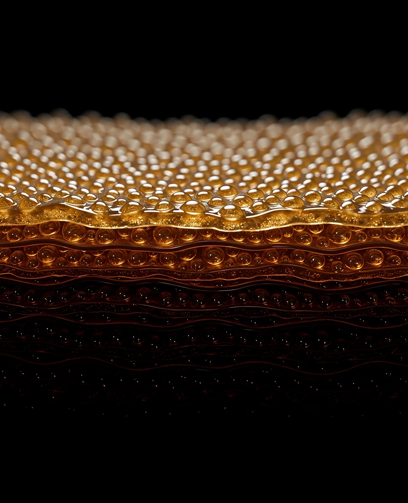 Skin layer cross-section diagram